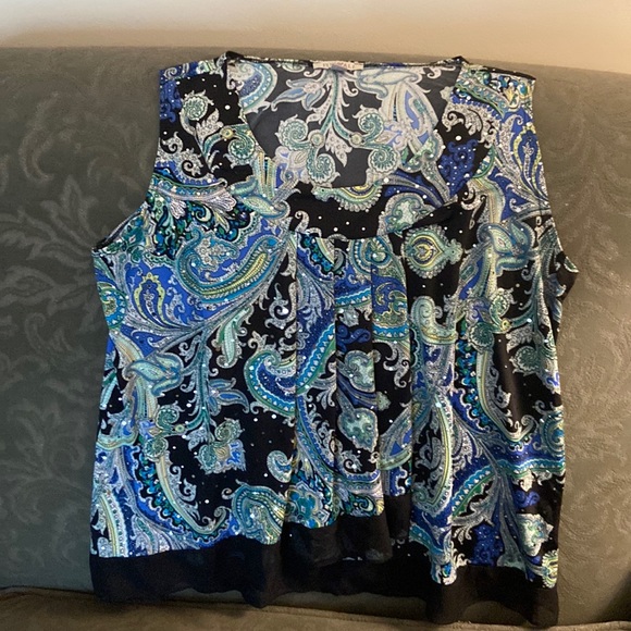 Women’s like new top by Roz & Ali size 1X. - Picture 1 of 8